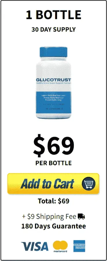 glucotrust pricing 1 bottle